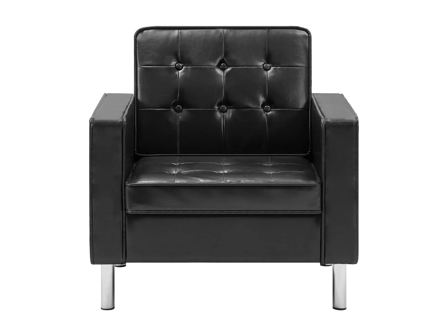 Fauteuil Noir Similicuir 8