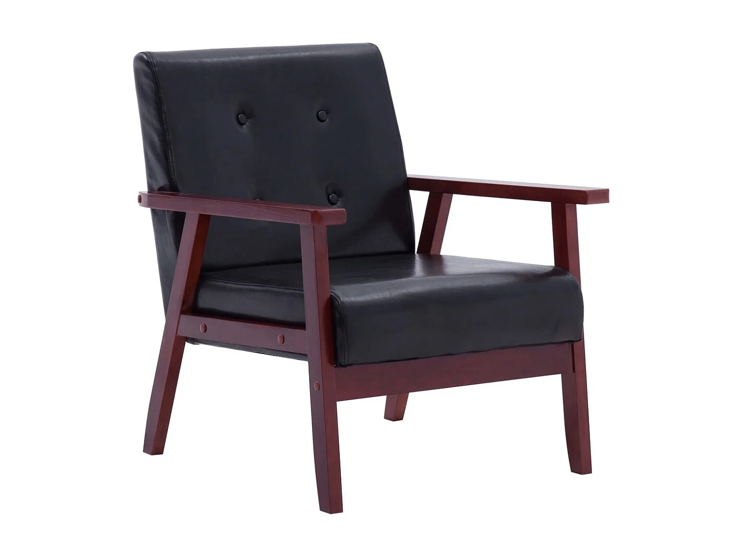 Fauteuil Noir Similicuir 6