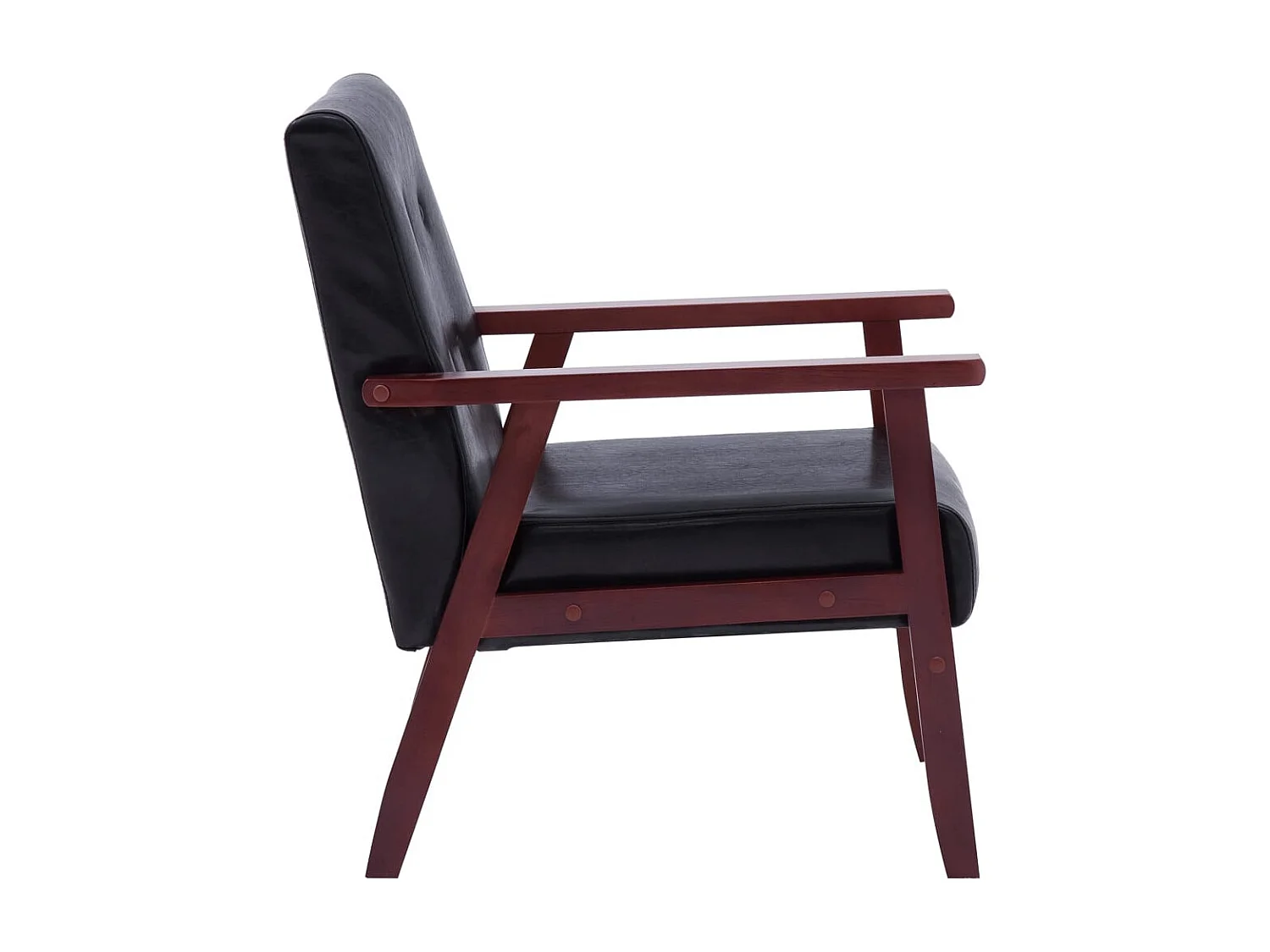 Fauteuil Noir Similicuir 6