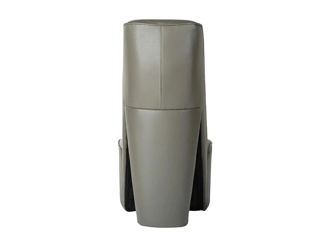 Fauteuil simili cuir gris Fahionly