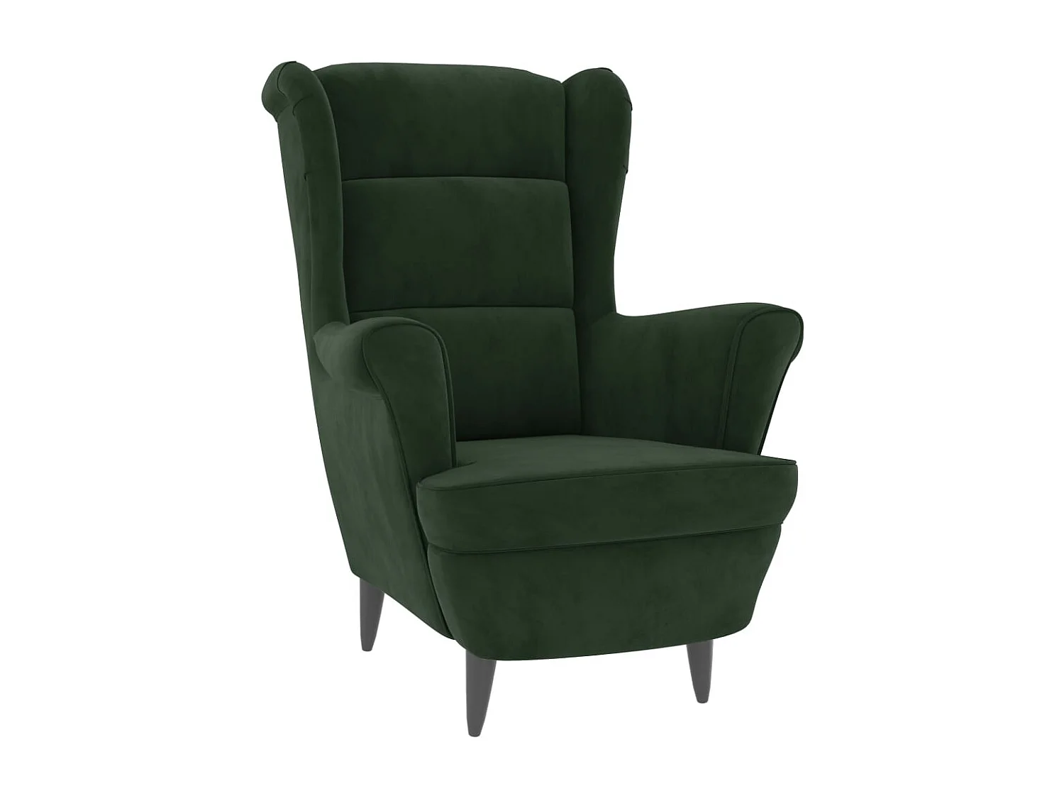 Fauteuil Vert foncé Velours