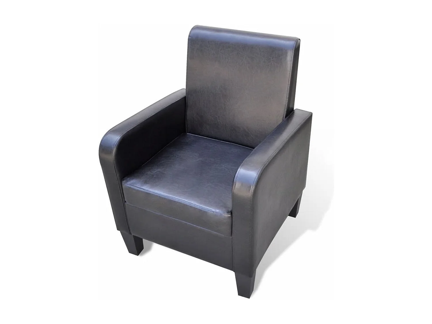 Fauteuil Noir Similicuir 5
