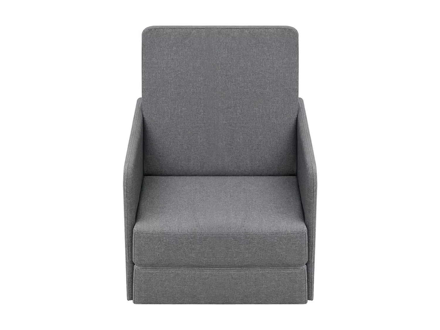 Fauteuil convertible Gris clair Tissu