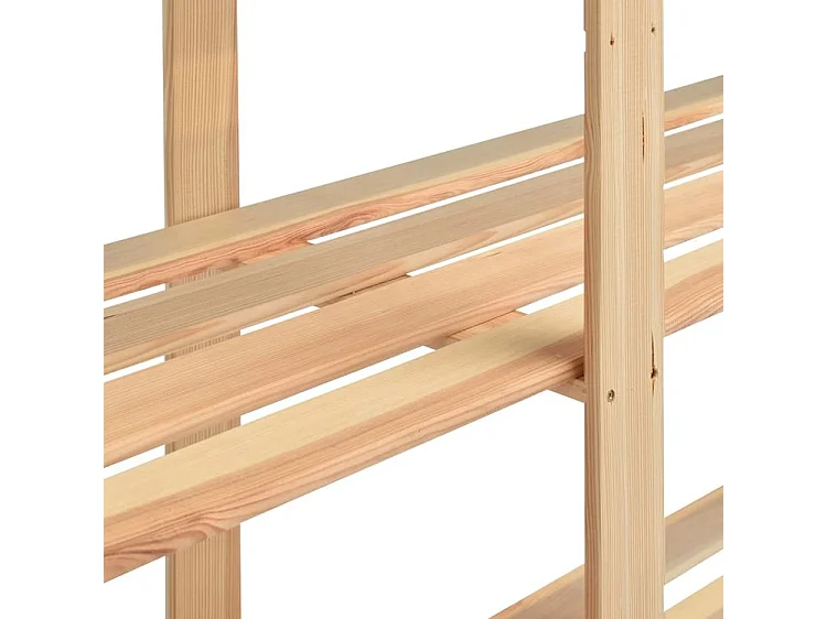 Étagère de rangement à 5 niveaux 5pc 170x38x170 Pin 500 kg