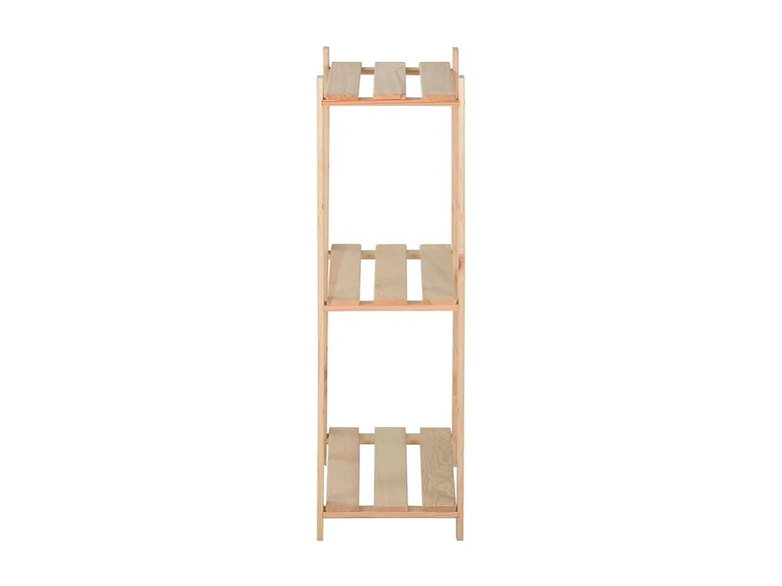 Étagère de stockage 3 niveaux 80x28,5x90 Bois de pin massif
