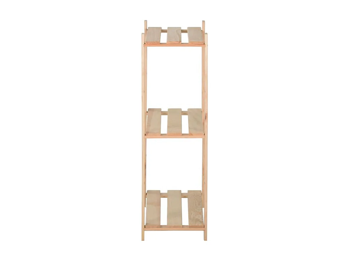 Étagère de stockage 3 niveaux 60x28,5x90 Bois de pin massif