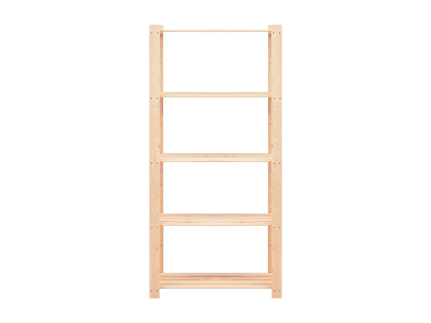Étagère de rangement à 5 niveaux 5 pc 80x38x170 Pin 250 kg