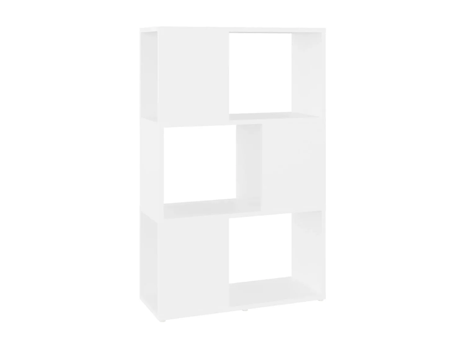 Bibliothèque-Séparateur de pièce Blanc 60x24x94
