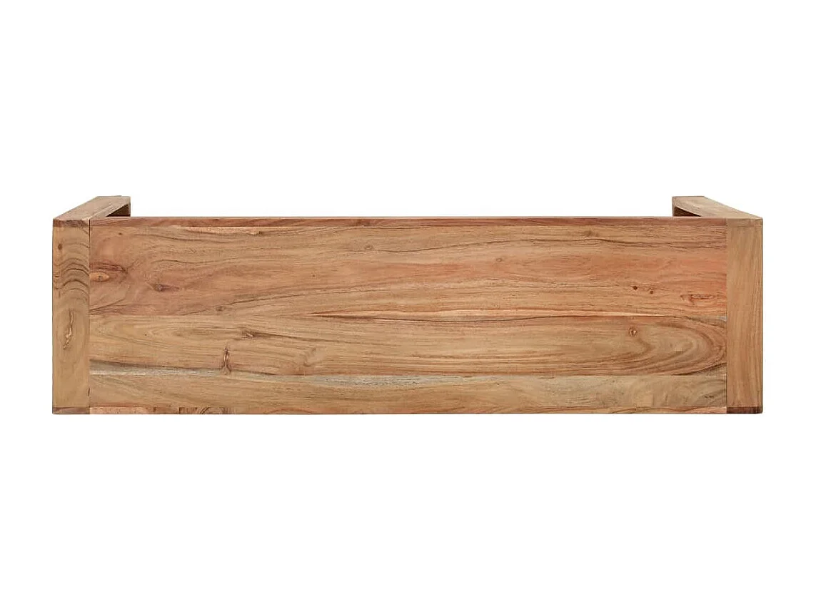 Table console 110x30x76 bois massif d'acacia