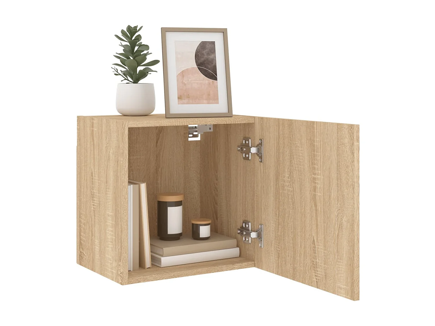 Meuble TV mural chêne sonoma 40,5x30x40 bois d'ingénierie