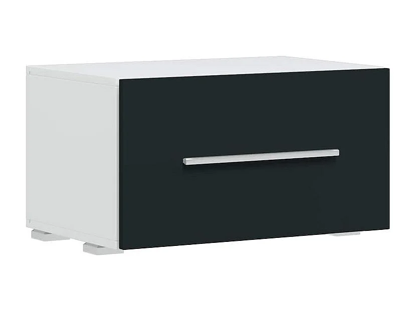 Meuble TV 5 pc avec lumière LED indigo mat bois d'ingénierie