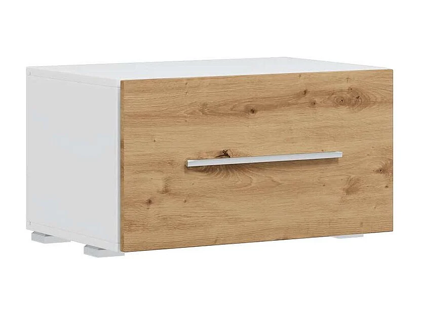 Meuble TV et lumière LED 5 pc chêne artisanal bois ingénierie