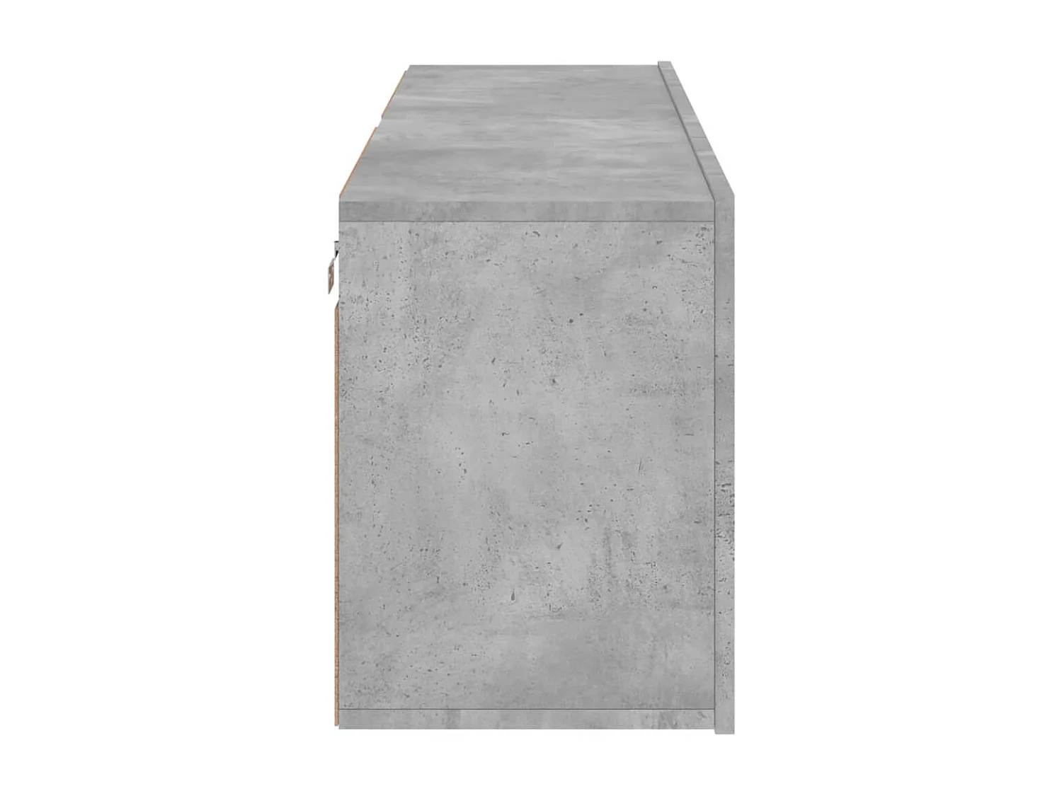 Meuble TV muraux 2 pc gris béton 60x30x41