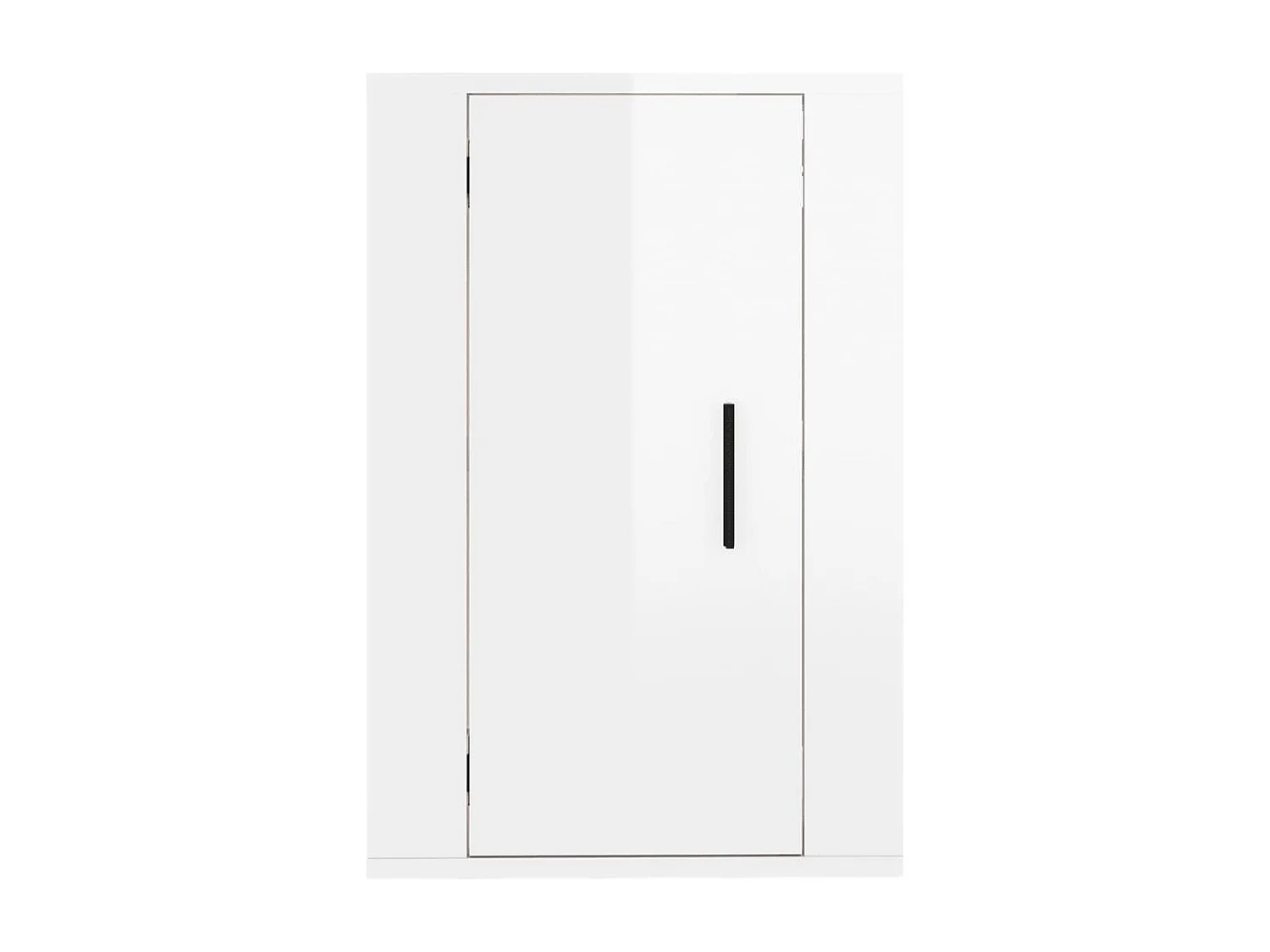 Meuble TV mural Blanc brillant 40x34,5x60