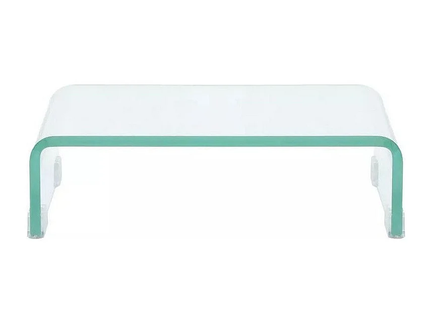 Meuble TV verre transparent Martial 40cm