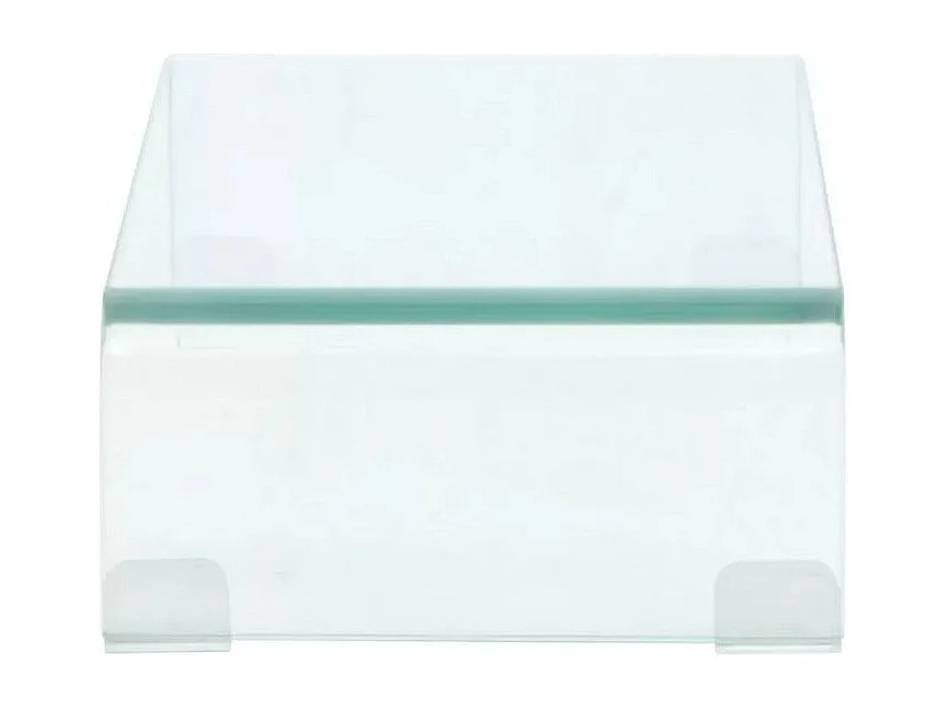 Meuble TV verre transparent Martial 40cm