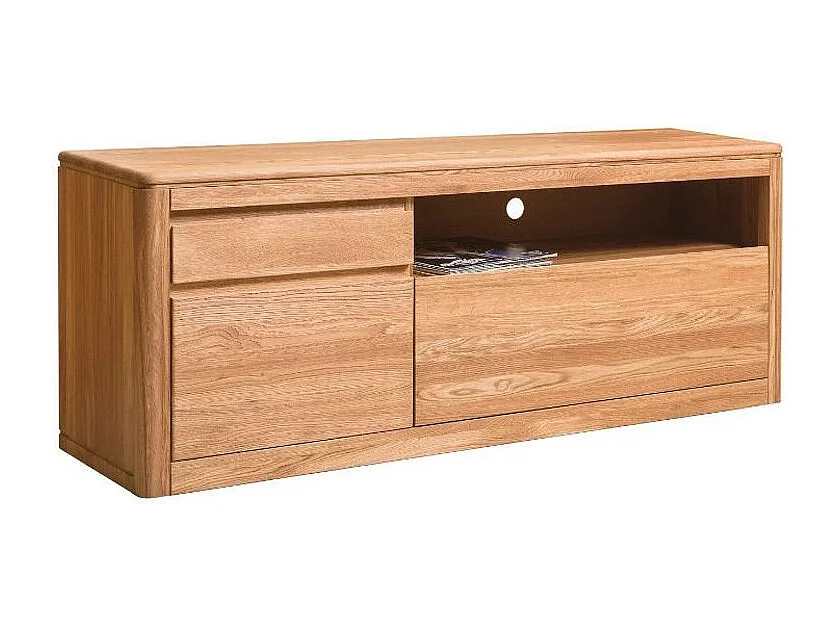 Velida massief eiken tv-meubel 159 cm