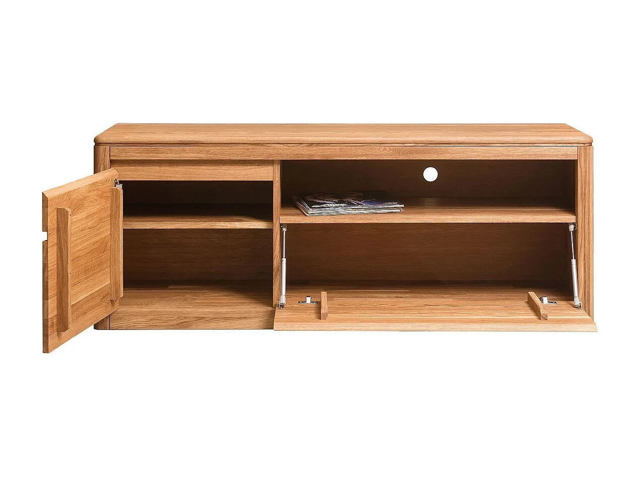 Velida massief eiken tv-meubel 159 cm