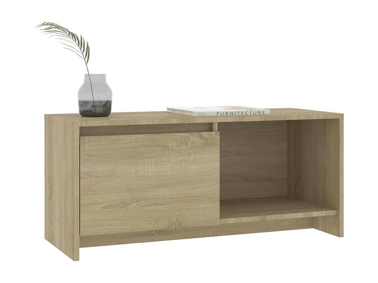 Meuble TV Chêne sonoma 90x35x40