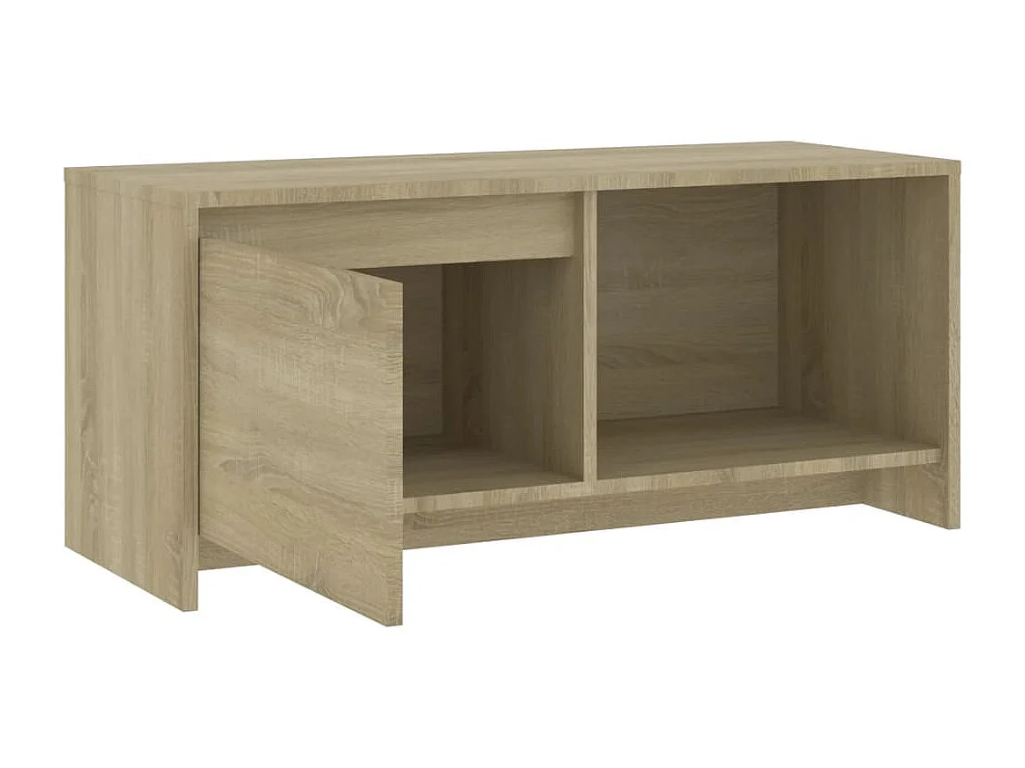 Meuble TV Chêne sonoma 90x35x40