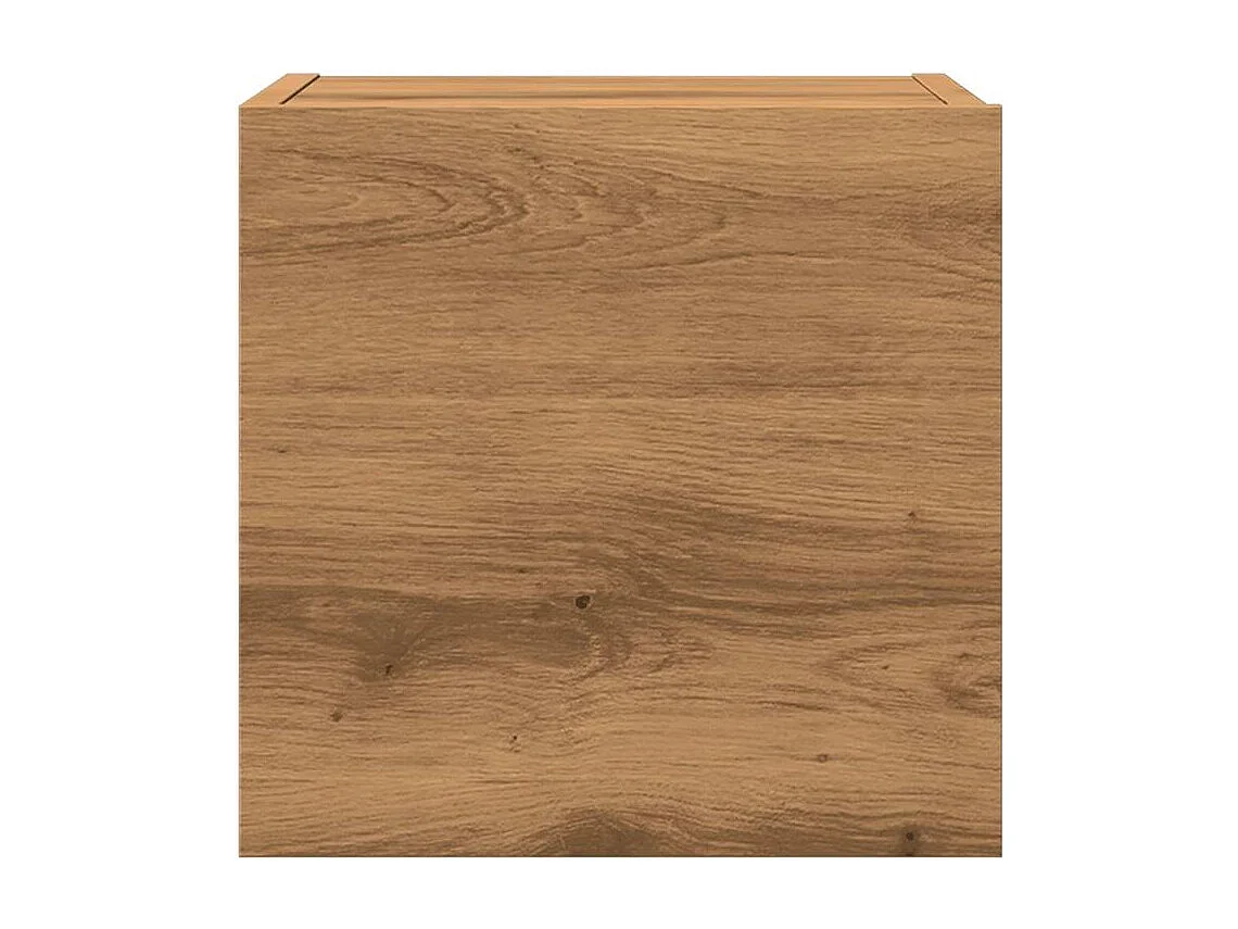 Meuble TV mural chêne artisanal 30,5x30x30