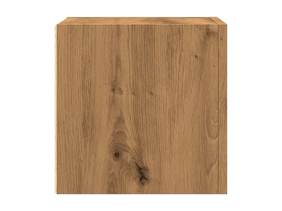 Meuble TV mural chêne artisanal 30,5x30x30