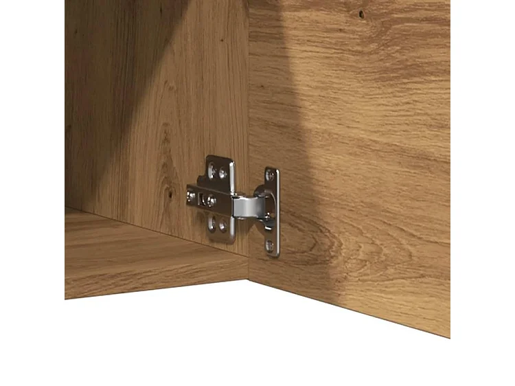 Meuble TV mural chêne artisanal 30,5x30x30