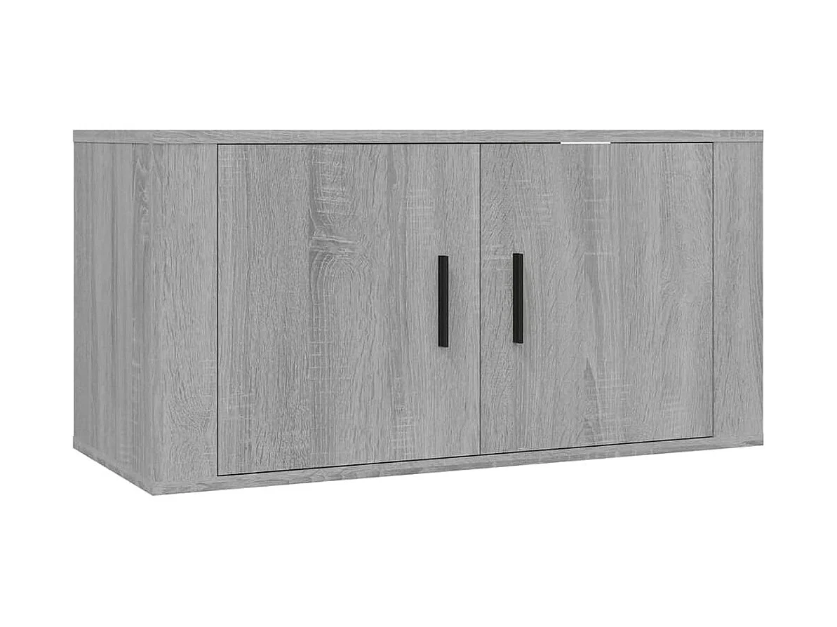Meuble TV muraux 2 pc sonoma gris 80x34,5x40