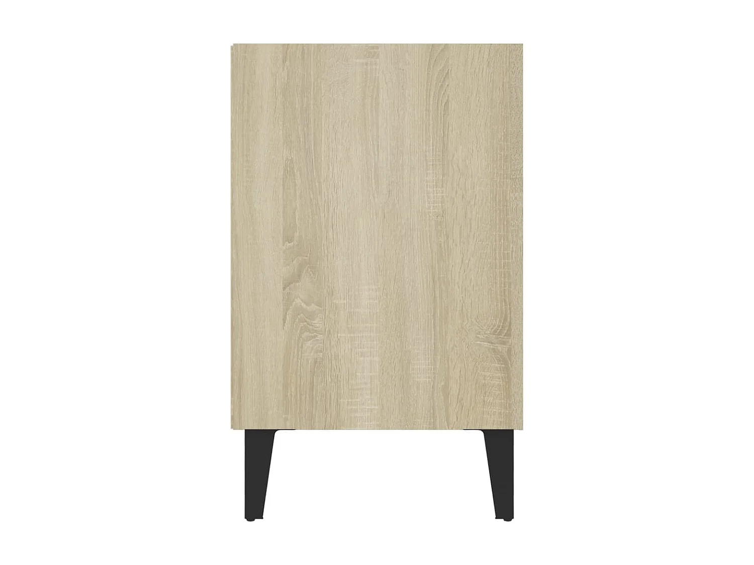Meuble TV avec pied en métal Chêne sonoma 103,5x30x50