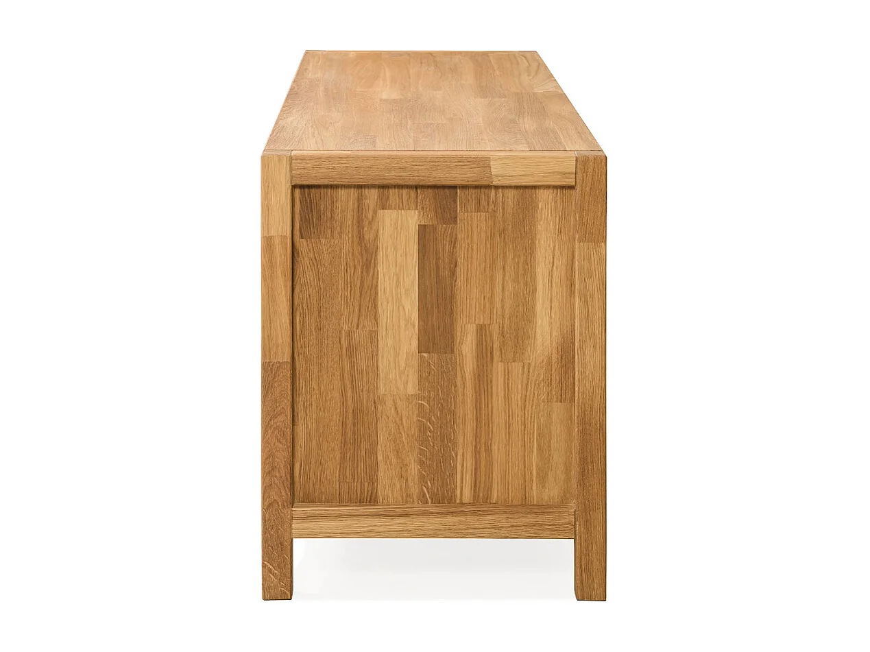 Nelson massief eiken tv-meubel 128 cm
