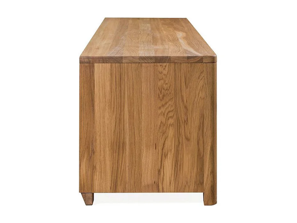 Massief eiken TV-meubel met 4 lades Eliza 160 cm