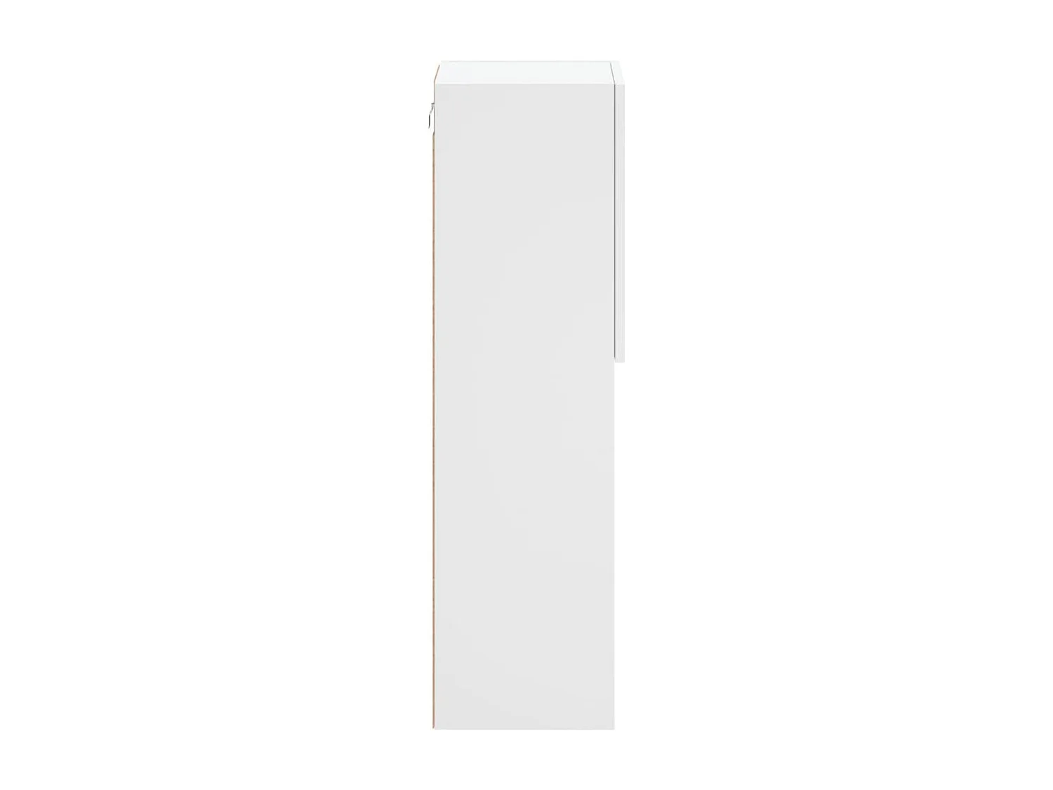 Meuble TV avec lumière LED 2 pc blanc 30,5x30x102
