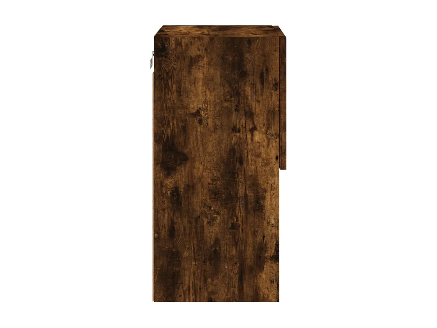 Meuble TV avec lumière LED 2 pc chêne fumé 30,5x30x60