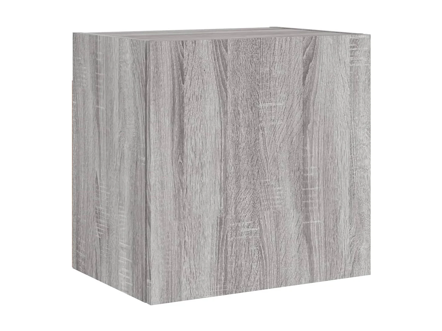 Unité murale TV 5 pc sonoma gris bois d'ingénierie