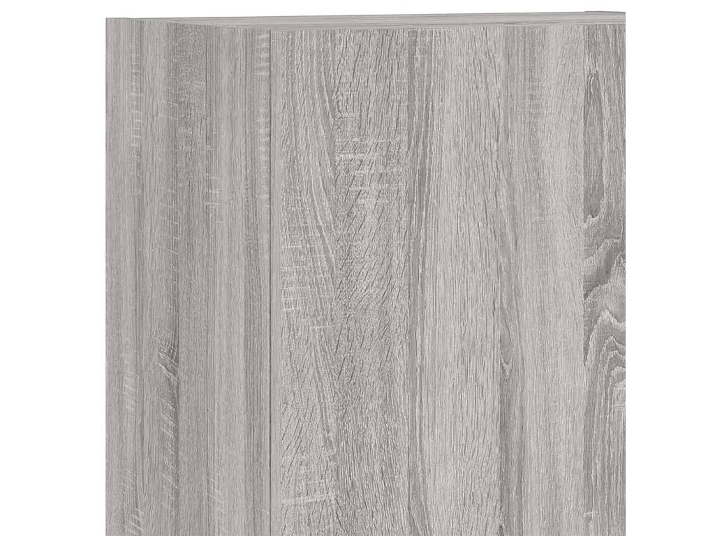 Unité murale TV 5 pc sonoma gris bois d'ingénierie
