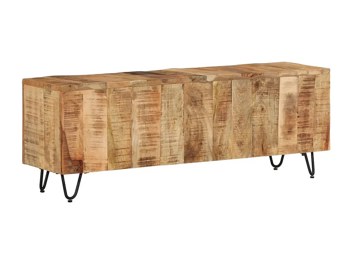 Meuble TV 110x30x40 Bois massif de manguier 2