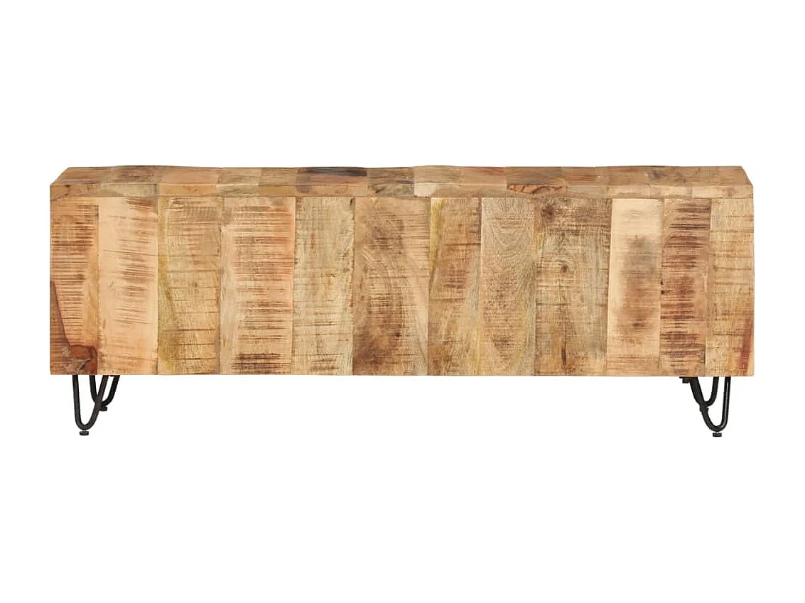 Meuble TV 110x30x40 Bois massif de manguier 2