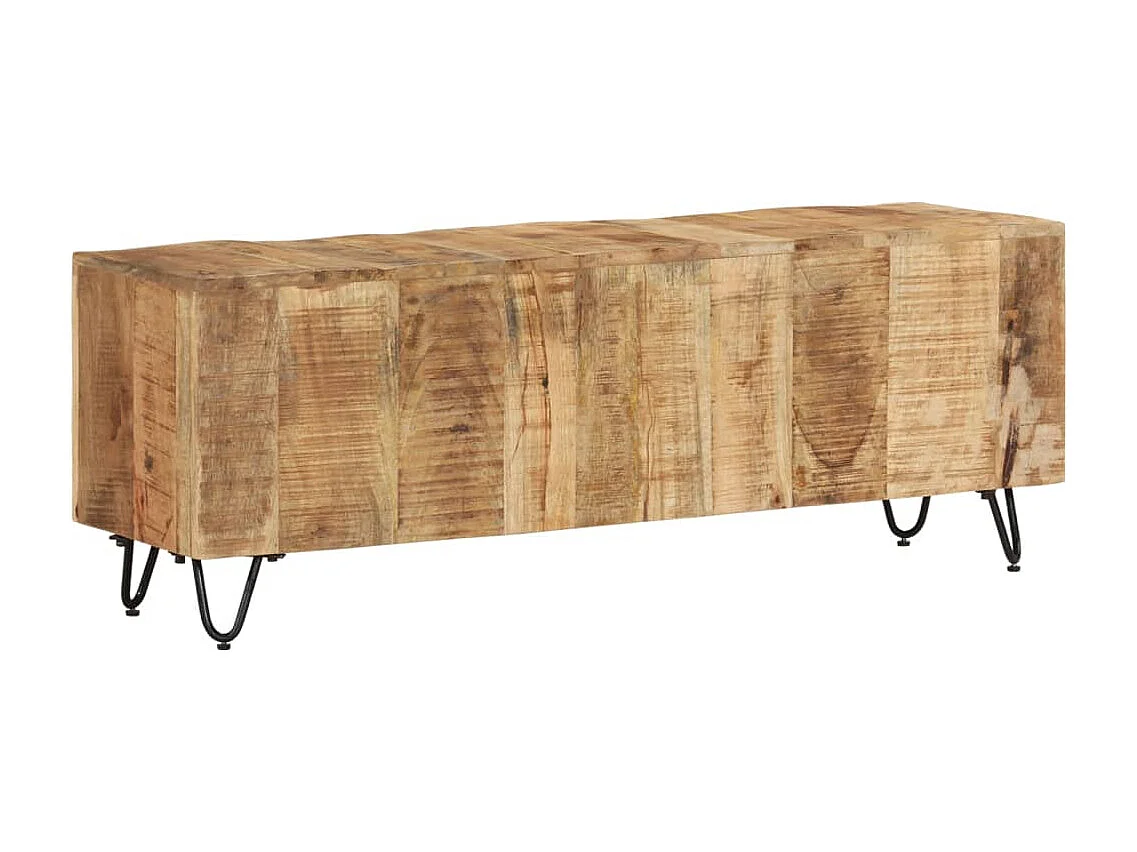 Meuble TV 110x30x40 Bois massif de manguier 2