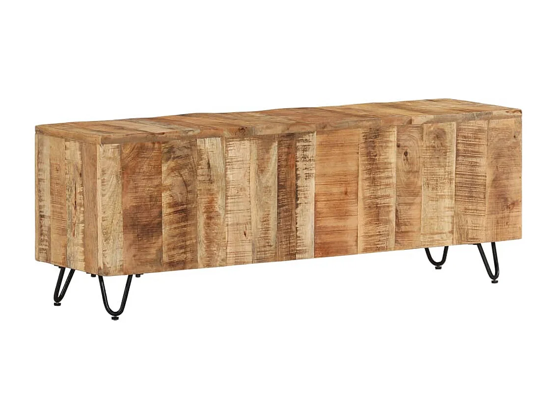 Meuble TV 110x30x40 Bois massif de manguier 2