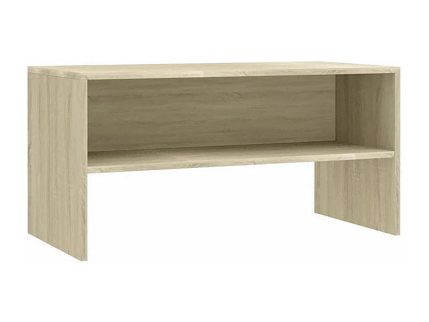 Meuble TV bois chêne clair Thela 80cm