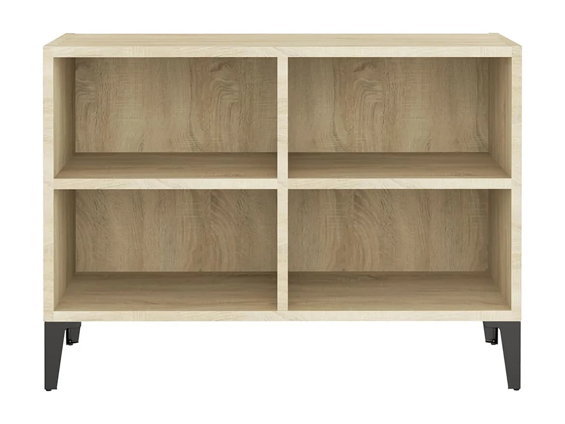 Meuble de rangement avec pied en métal Chêne sonoma 69,5x30x50