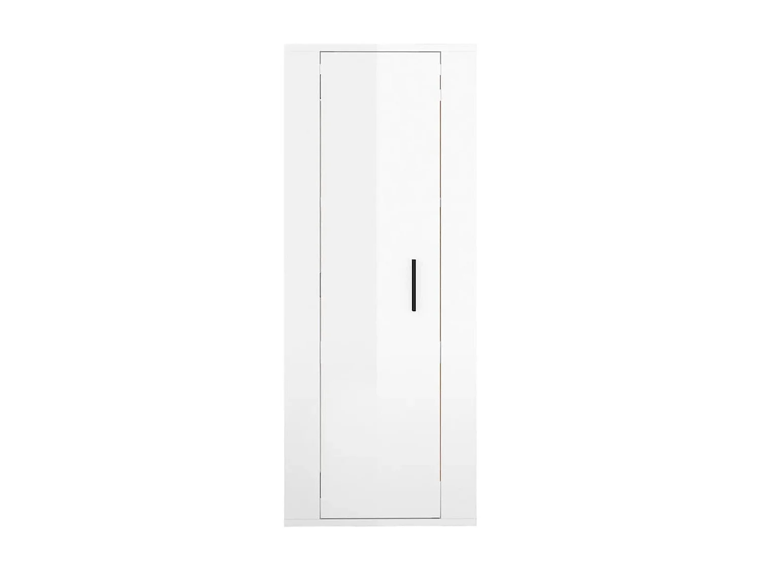 Meuble TV mural Blanc brillant 40x34,5x100