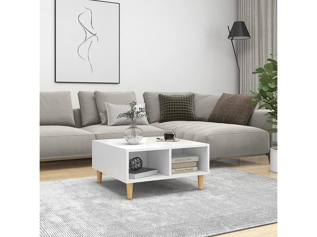 Table base Blanc 60x60x30 2