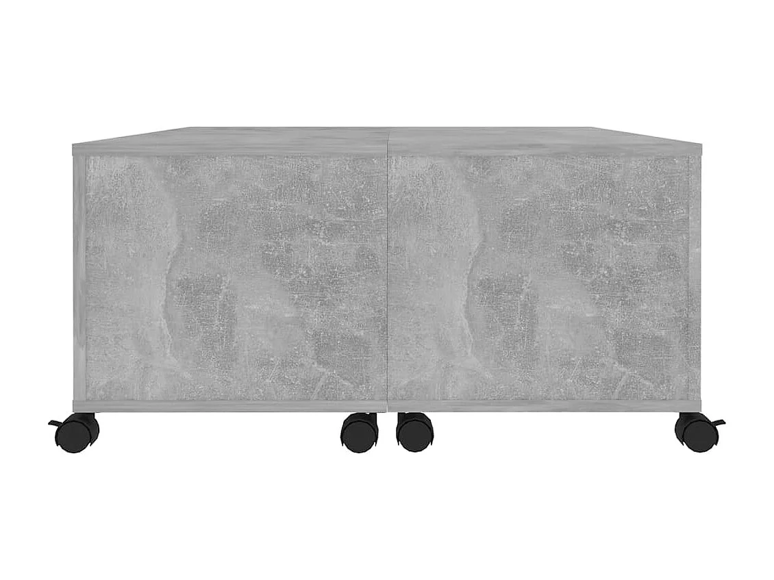 Table base Gris béton 75x75x38