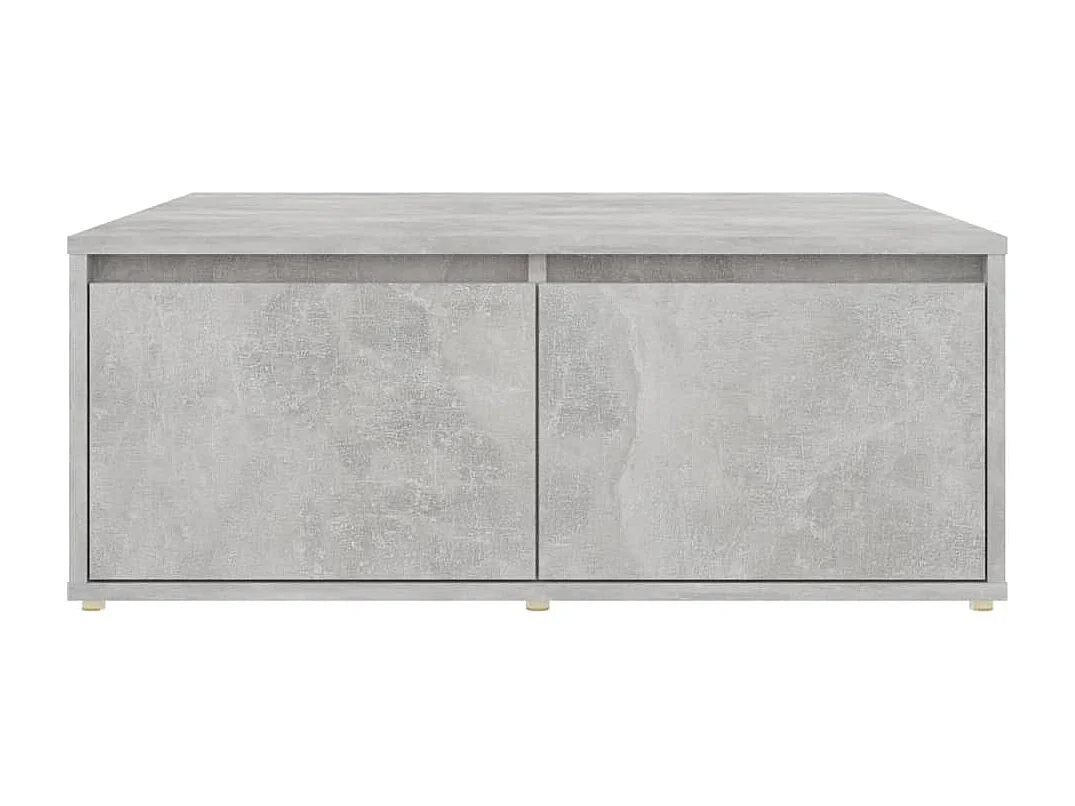 Table base Gris béton 80x80x31