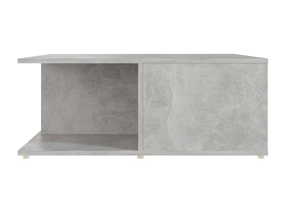 Table base Gris béton 80x80x31