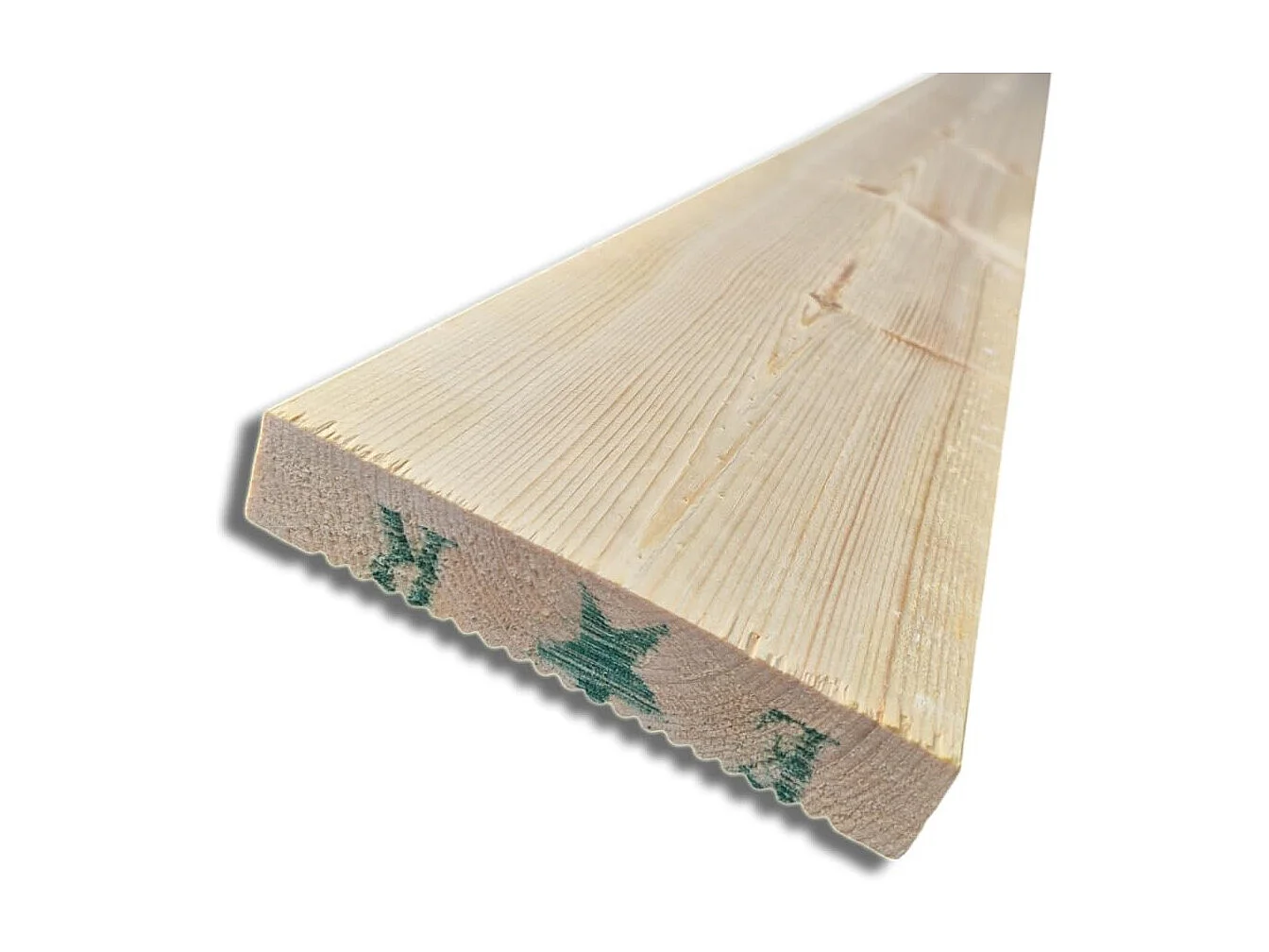 Pavimento naturale in legno antiscivolo da 200 cm, sezione 14,5x2,7 cm, per Giardini, Terrazze, Decking