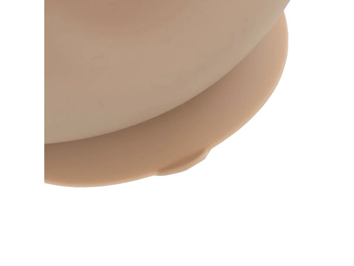 Set Repas Enfant en Silicone "Yum" 21cm Ocre