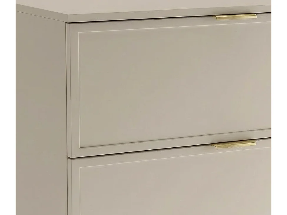 Armario de cachemira para lavabo con encimera y estantería de 140 cm. Frentes con marco Roma.