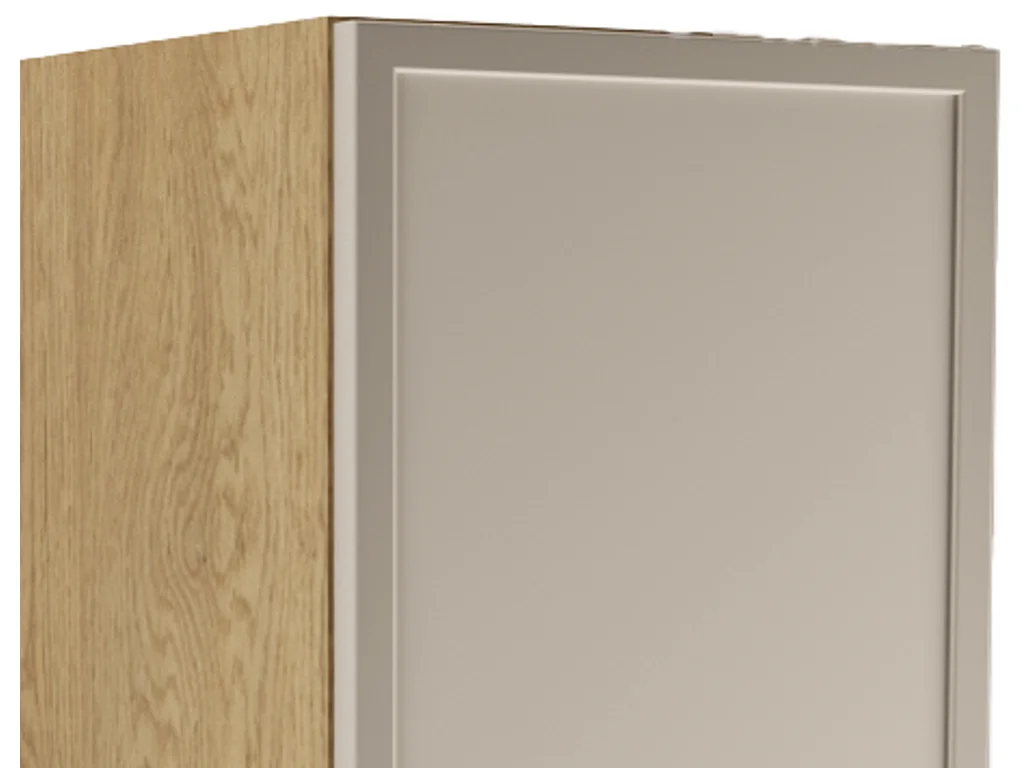 Set per bagno 80 cm Mobile con piano Colonna Frontali Cornice Rovere Cremona / Kashmir Roma